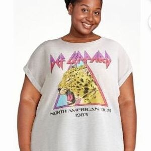 Def Leppard Graphic Tee - White